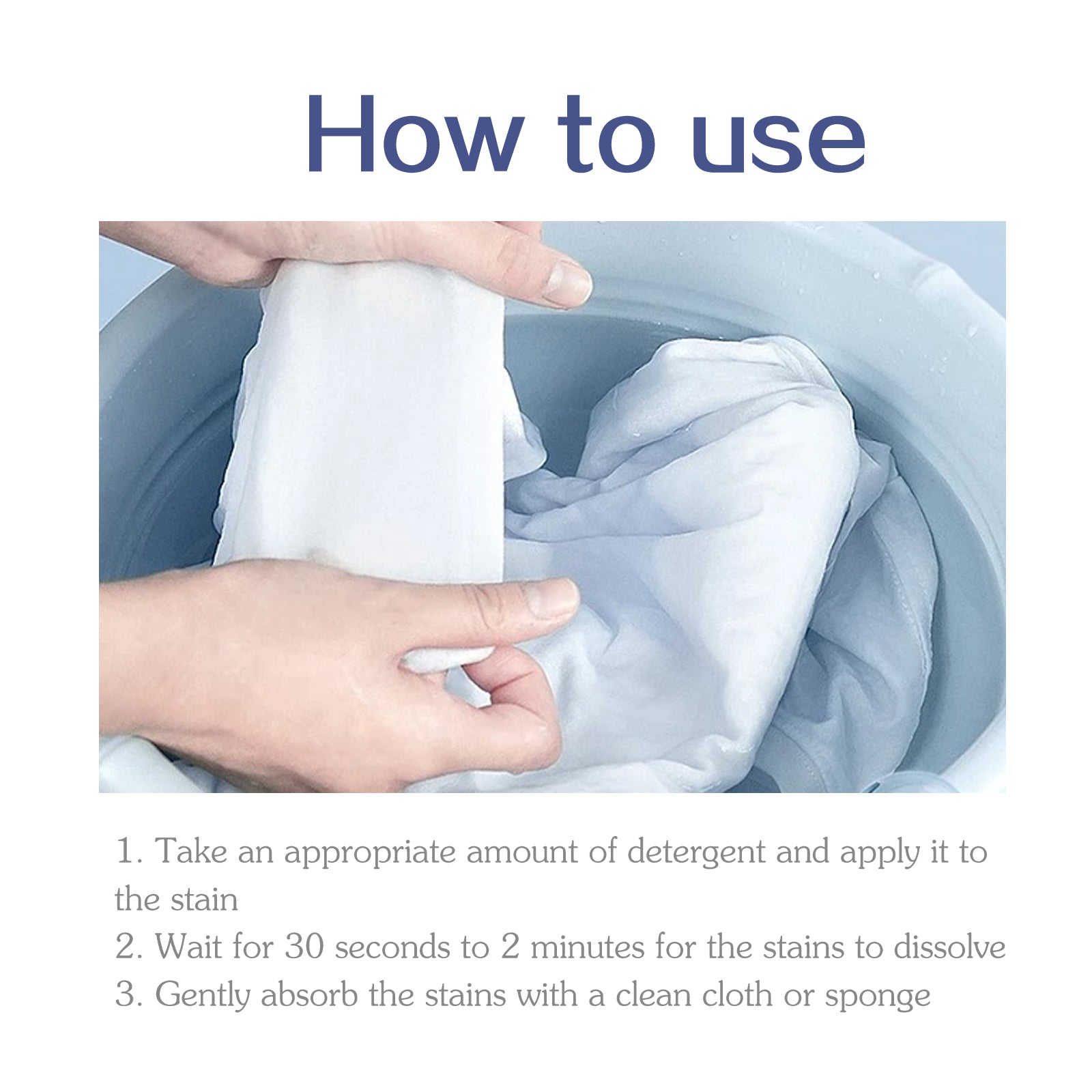 Activatod Enzyme Laundry Stain Remover, Gentle Cleaning Liquid For Clothes, Blankets, Oil, Coffee And Stains