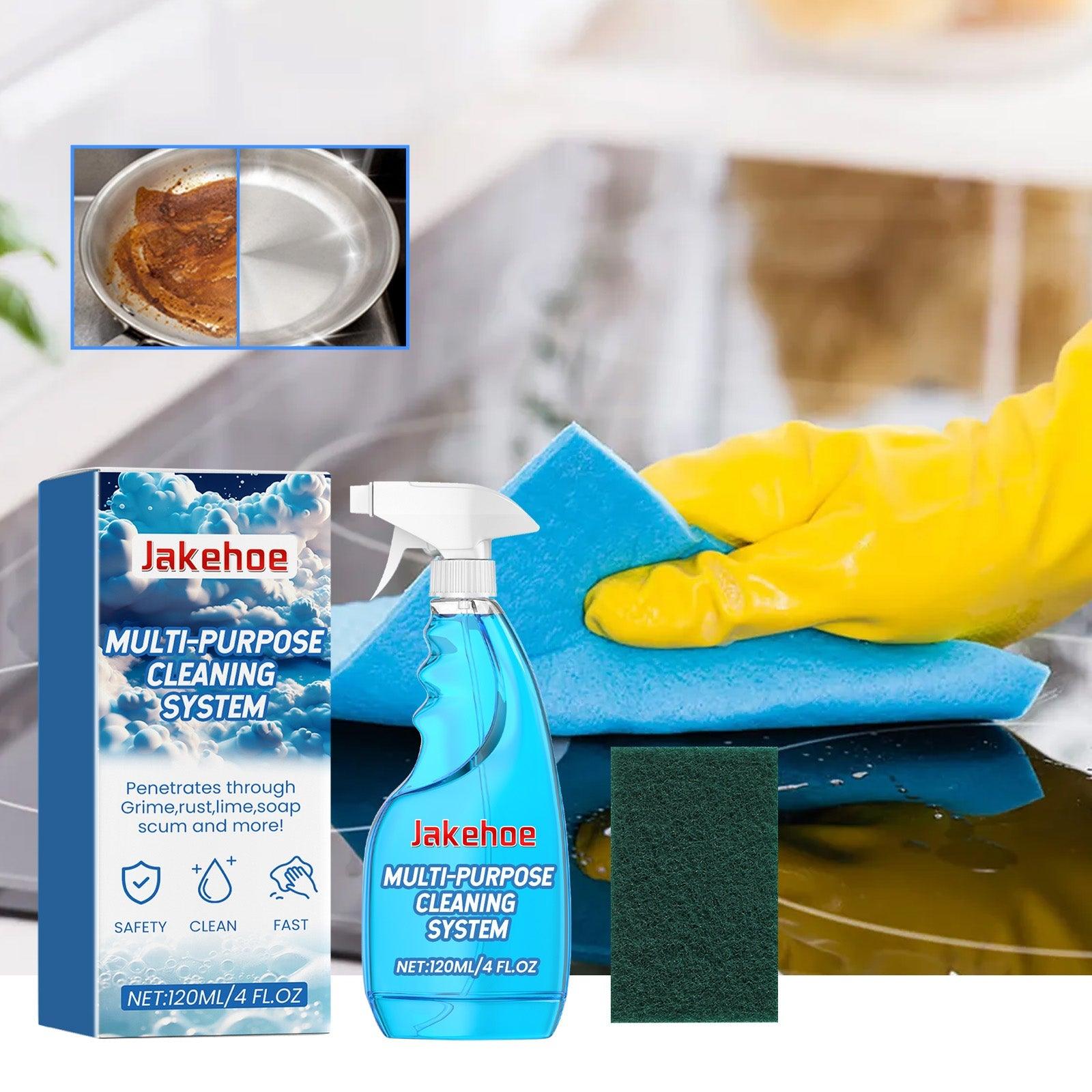 Multi Purpose Cleaning System, Gentle Decontamination Multi-Surface Foam Cleaner For Kitchen Cooktop Cookware