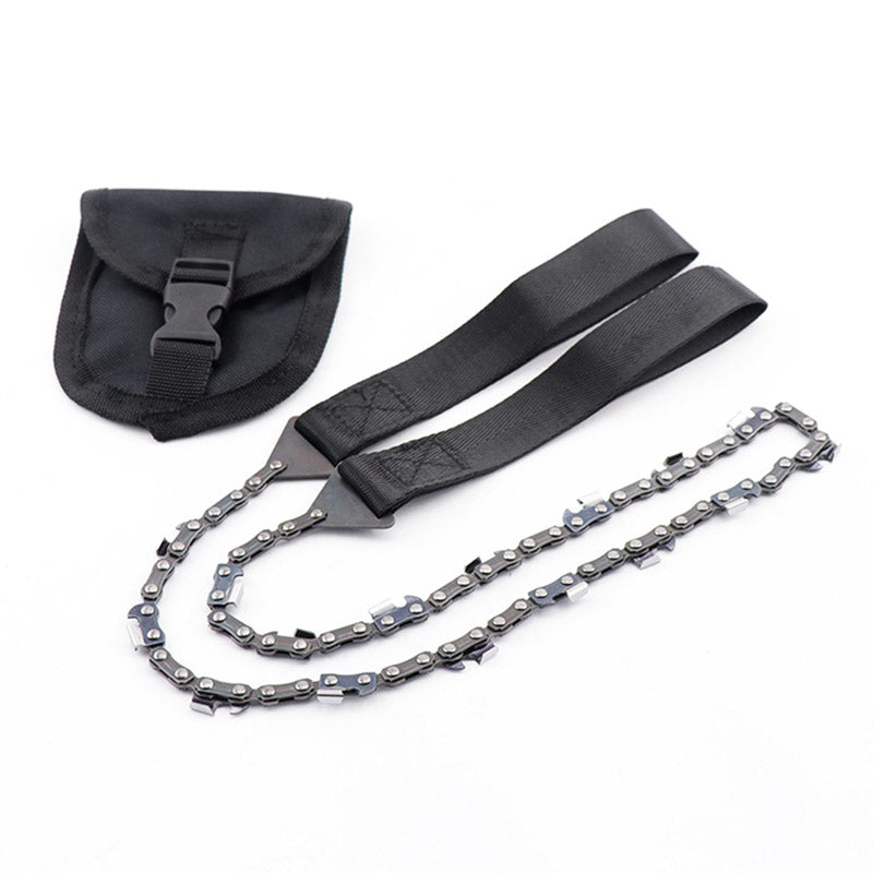 Outdoor hand zipper saw pocket chain saw garden tools 11/16/33 teeth 24 inch portable camping survival wire saw