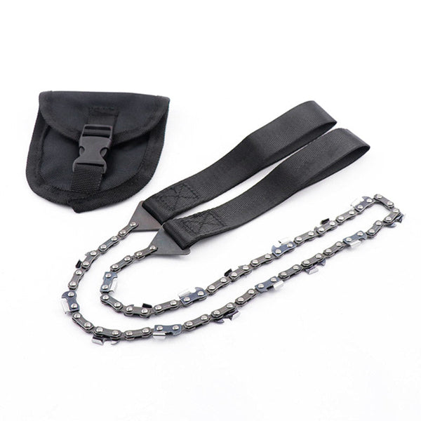 Outdoor hand zipper saw pocket chain saw garden tools 11/16/33 teeth 24 inch portable camping survival wire saw