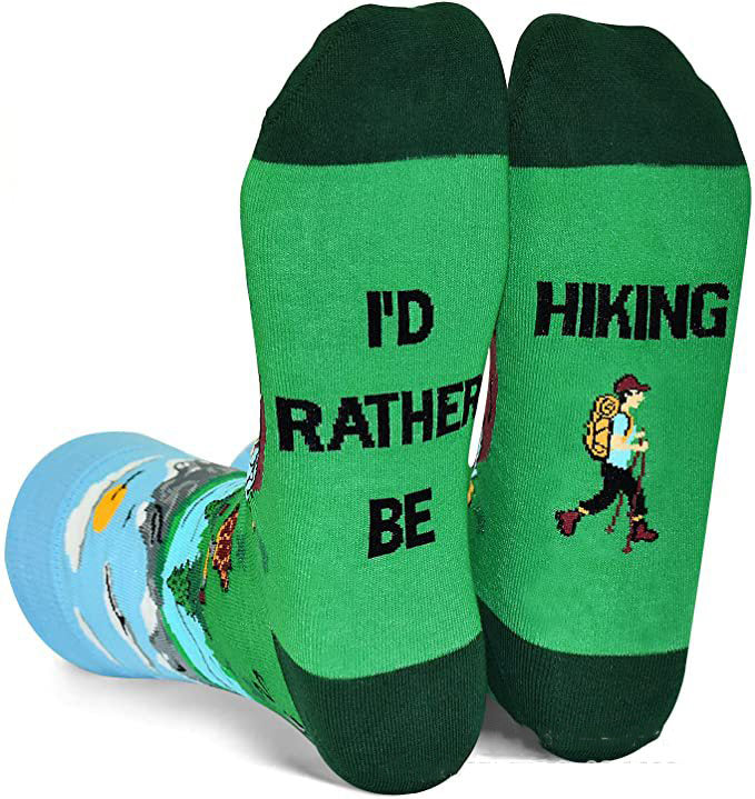 English Letters Socks Outdoor Camping Fishing Mountain Climbing Ski Sports Tube Socks