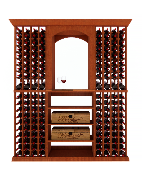 6 Foot Wine Cellar Storage System | 200 Bottle Capacity