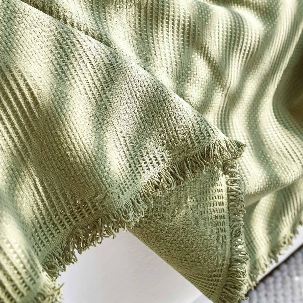 Textured Chenille Sofa Cover Throw, Soft Washable Couch Blanket Protector for Pets