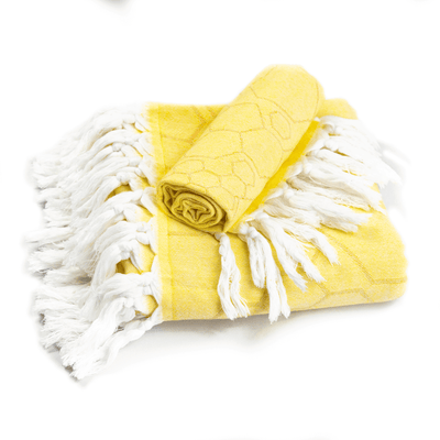 Turkish Towel | Single Set | Yellow + Orange
