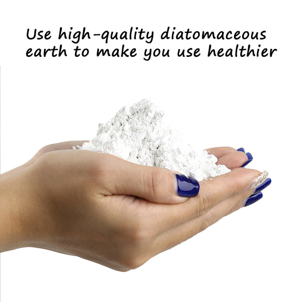 Black and White Diatomaceous Earth Coaster with Cork Bottom – Eco-Friendly, Non-Slip Drink Mat