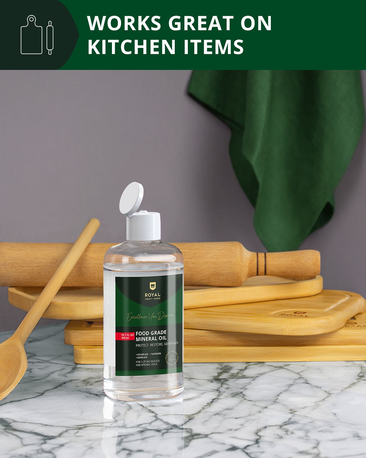 Cutting Board Mineral Oil, 300ml