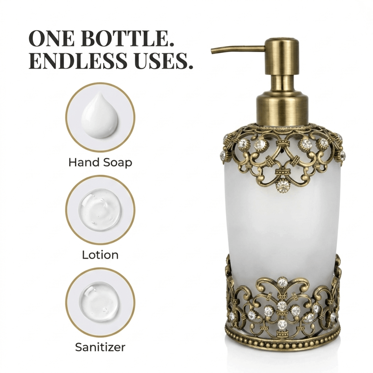 Soap Dispenser – Amara Bliss, 9 oz