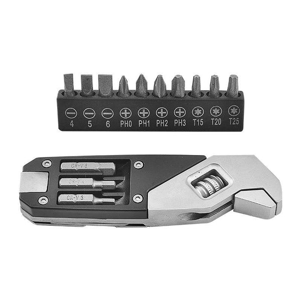 Multitool Wrench With 8 Tools/Pliers/Wire Cutter/Flat Screwdriver/Phillips Screwdriver/Portable Folding Multifunctional Adjustable Multi Purpose Stainless Steel Tool Wautton Outdoor Gear