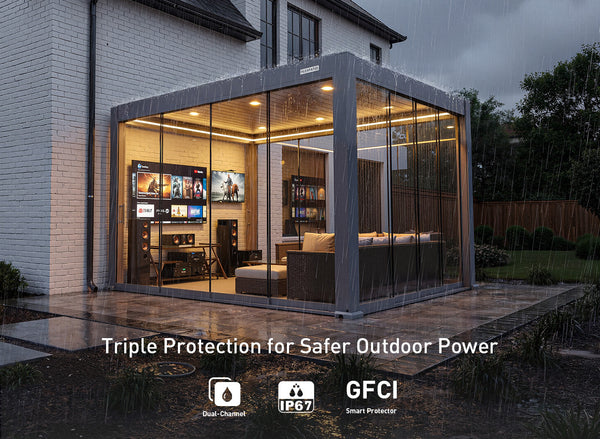 FlexPatio POWER+ Motorized Pergola FlexPatio