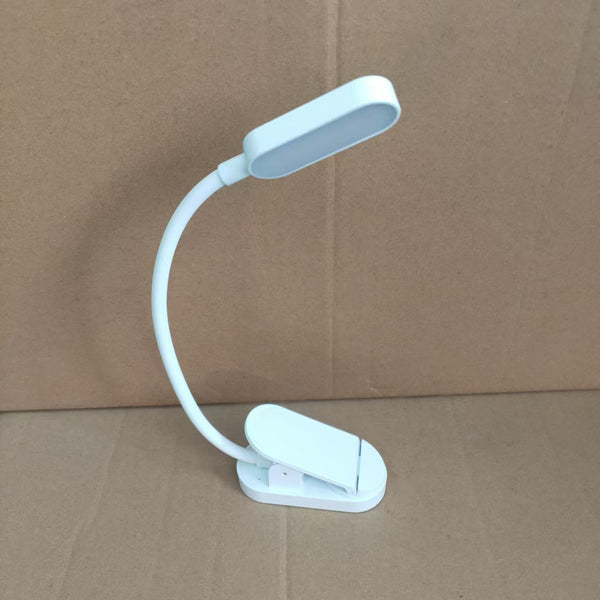 Stepless Dimming Desk Lamp Night Light For Kids Bedrooms Book Light USB Rechargeable Flexible LED Clip Reading Night Light In 3 Brightness Modes Table Lamp Desk Bedside Lantern for Reading in Bed, Travel, Music Stand