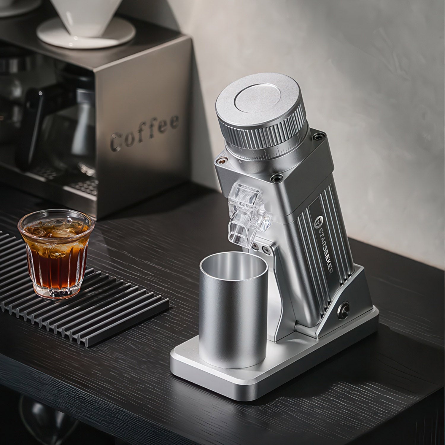 STARSEEKER E55Pro Electric Coffee Grinder — 55mm Titanium Burr