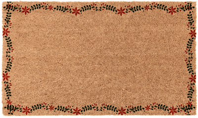 Christmas Poinsettia Border