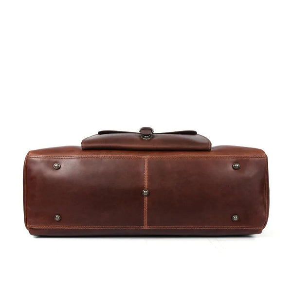 Voyager Leather Duffle Bag - Gifts for You 'n Me