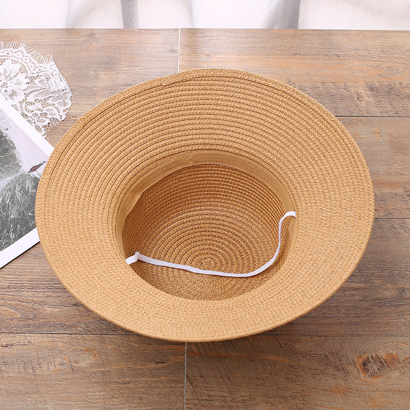 Girls Hats Children Raw Edge Straw Hat For Girls Kids Sun Cap Girls  Hat Baby Beach Caps In leegant Modern Design