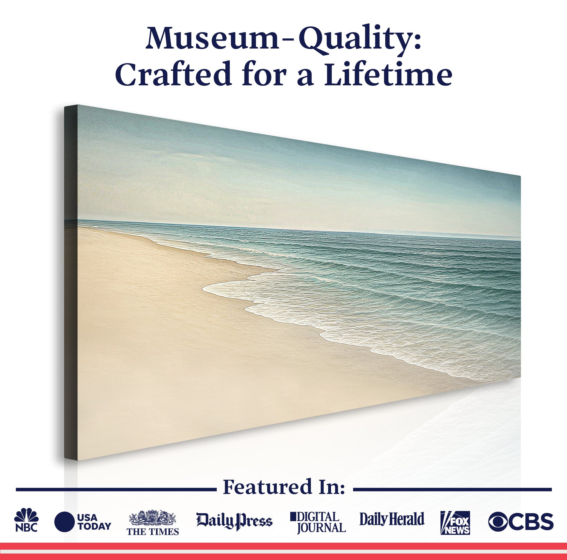 Beach Shoreline Coastal Wall Art II