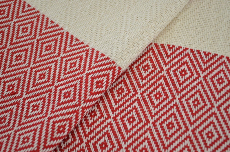 Venice Red Turkish Towel