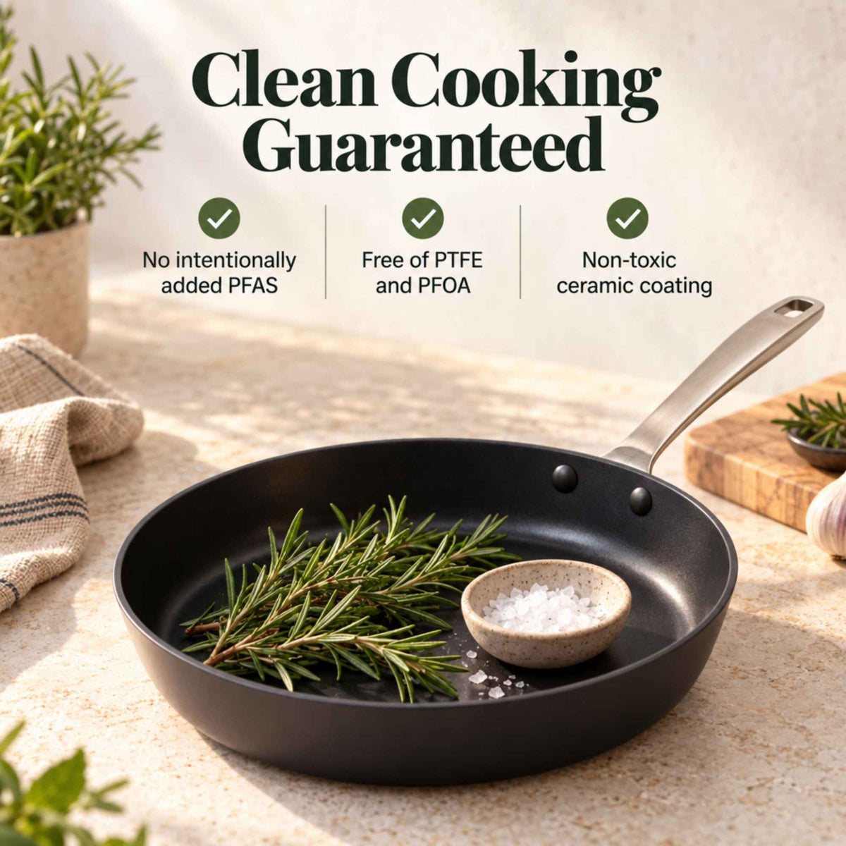 Ceramic Nonstick Frying Pan