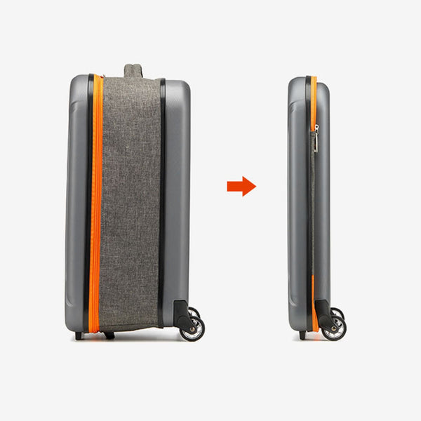Sahara 20-Inch Collapsible Carry-On Luggage - Foldable Hardshell Suitcase