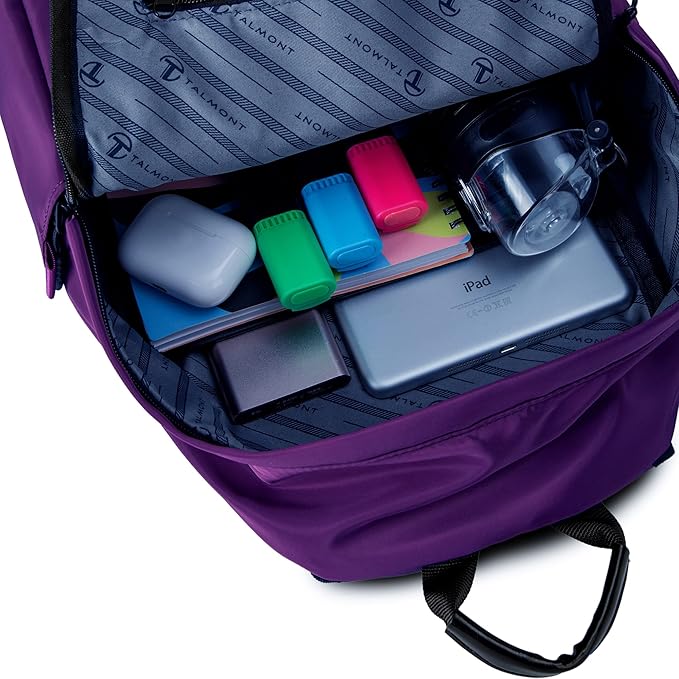 Talmont Small Waterproof Backpack – Lightweight Travel Daypack for Women & Men, Fits 13” Laptop – Gym, College, Beach, Everyday Bag