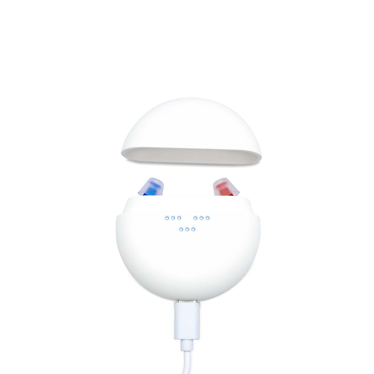 CHOSGO K419R Rechargeable Digital Mini CIC Hearing Aids | Invisible OTC FDA-Registered (Pair)