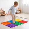 6 PCS Interlocking Sensory Mats with Rich Colors for Kids Adults-Multicolor