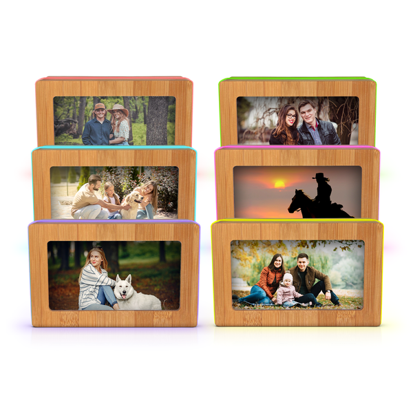 Memory Digital Friendship Frame – Smart Wi-Fi Photo Frame Lamp for Long Distance Connection