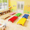 Portable 6 Pack Stackable Daycare Cots Sleeping Bed for Kids 53 Inch-Multicolor