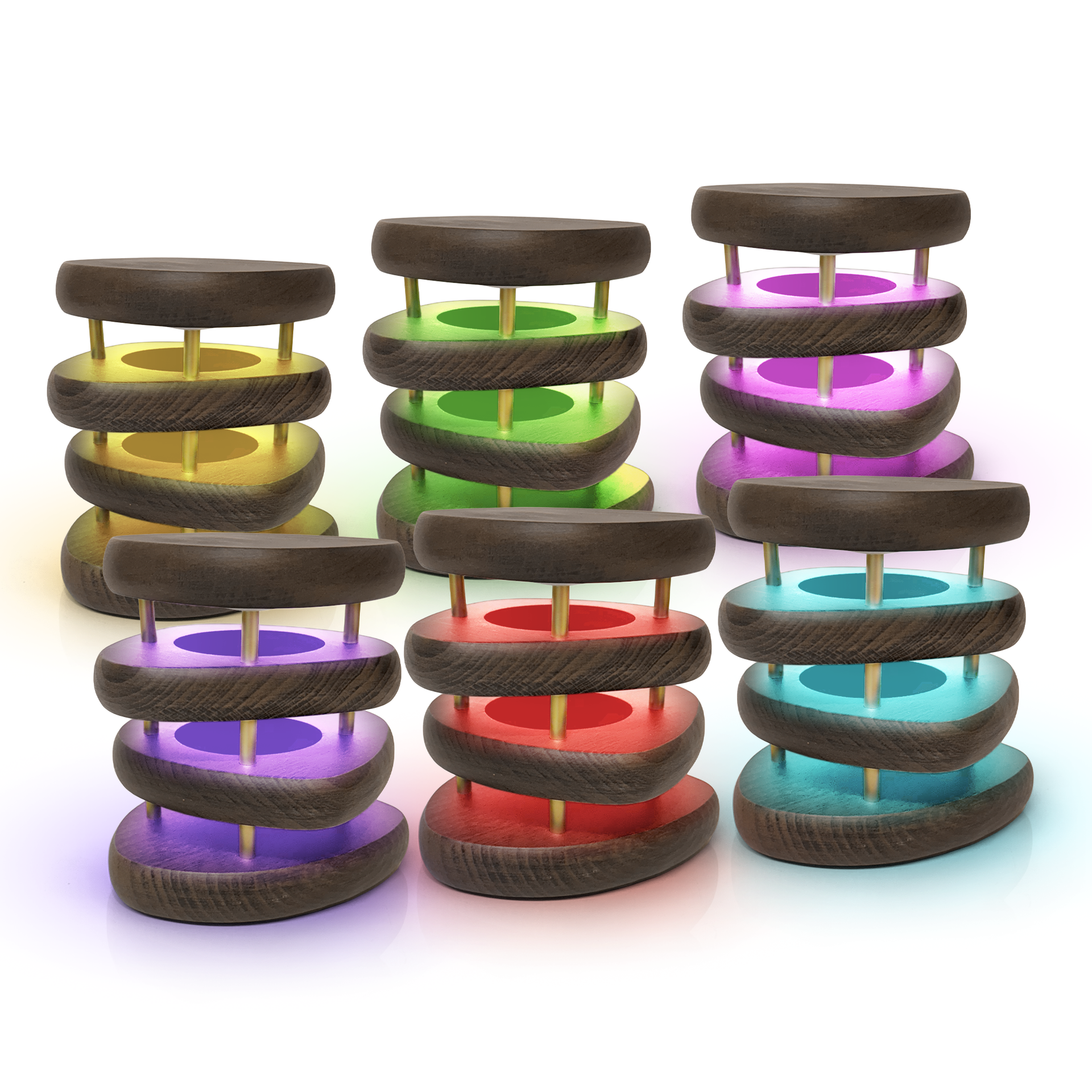 Mid-Century Design Friendship Lamp – Retro Wi-Fi Touch Lamp | Stay Connected Through Time & Distance