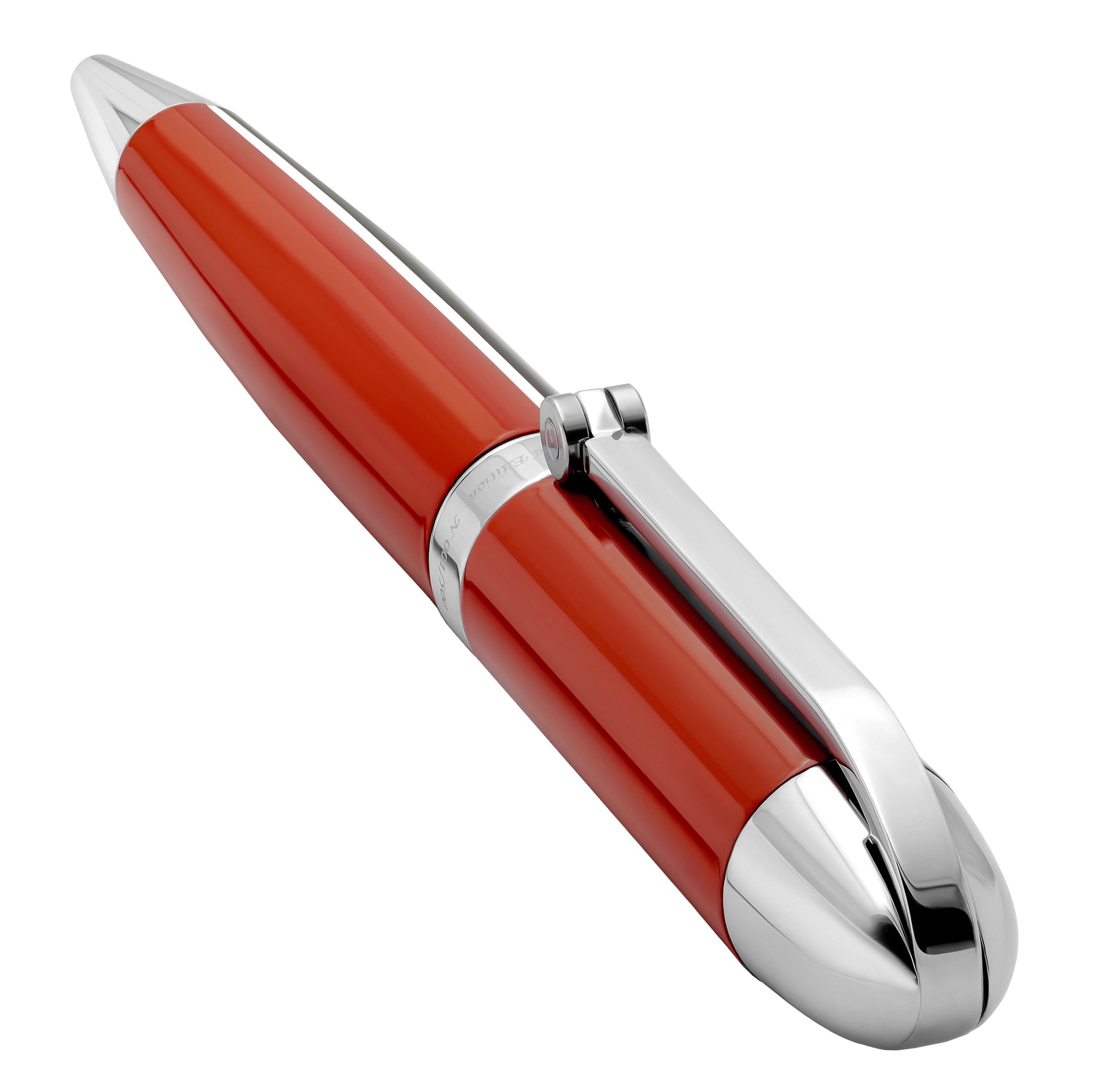 Visionary® Brass & Aluminum Enameled Ballpoint Pen - Red / Black