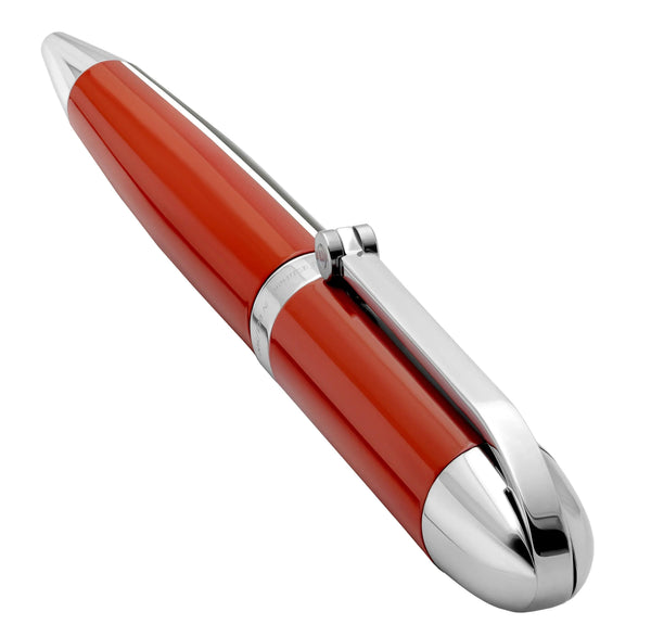 Visionary® Brass & Aluminum Enameled Ballpoint Pen - Red / Black - Gifts for You 'n Me