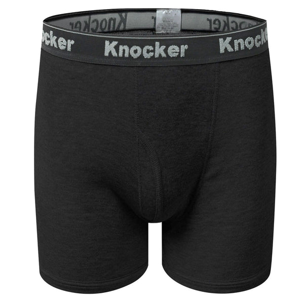 4-Pack Knocker Men's 100% Cotton Boxer Briefs