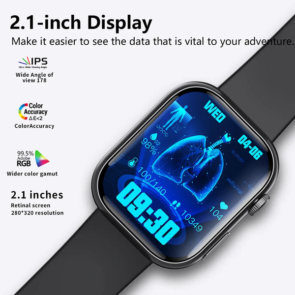 Best ECG Smart Watch of 2024 With Blood Pressure Monitor+Blood Glucose Monitoring - Gifts for You 'n Me