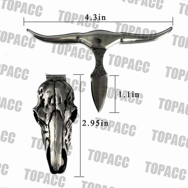 TOPACC Longhorn Skull - Gifts for You 'n Me