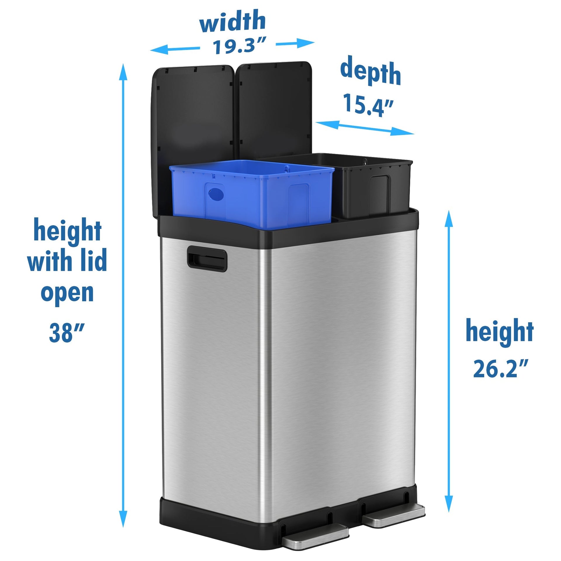 Replacement PC60RSS Trash Can