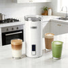 6-in-1 Electric Milk Steamer with Stainless Steel Interior-White