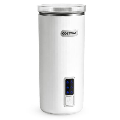 6-in-1 Electric Milk Steamer with Stainless Steel Interior-White