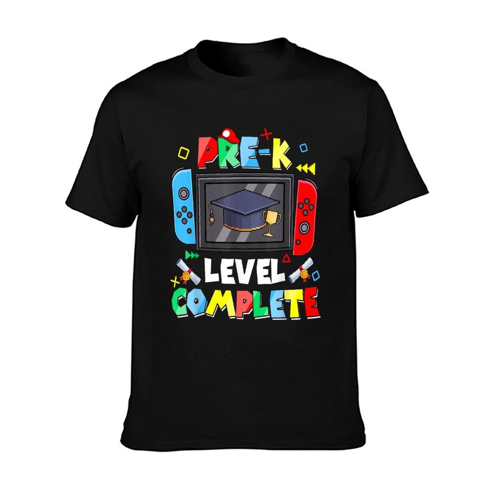 Pre-K Level Complete Video Gamer Graduation Kids Boys T-Shirt