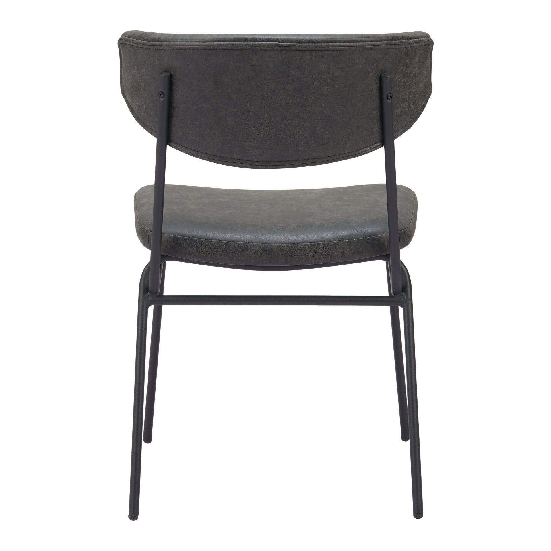 Charon Dining Chair (Set of 2) Vintage Black