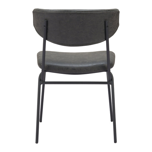 Charon Dining Chair (Set of 2) Vintage Black
