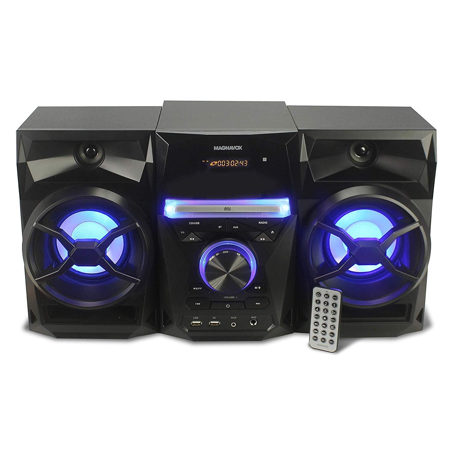 Magnavox Craig CD Shelf System with Bluetooth & FM Radio