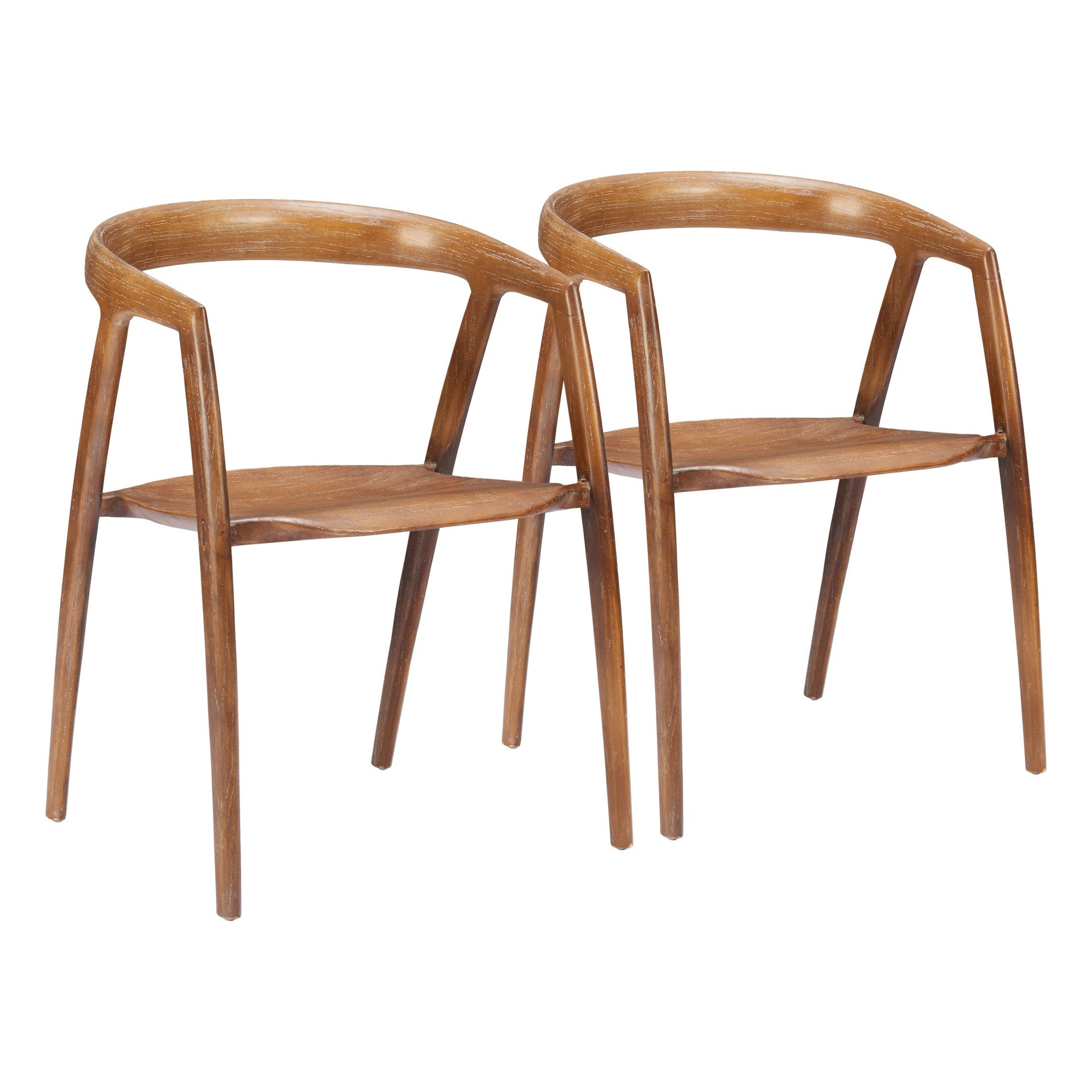 Ziran Dining Chair (Set of 2) Walnut