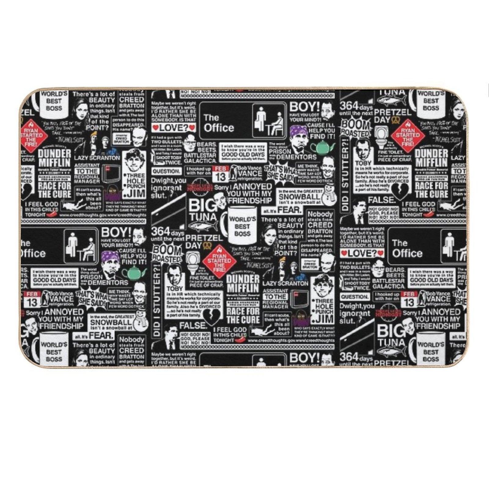 Wise Words From The Office - The Office Quotes Bath Mat