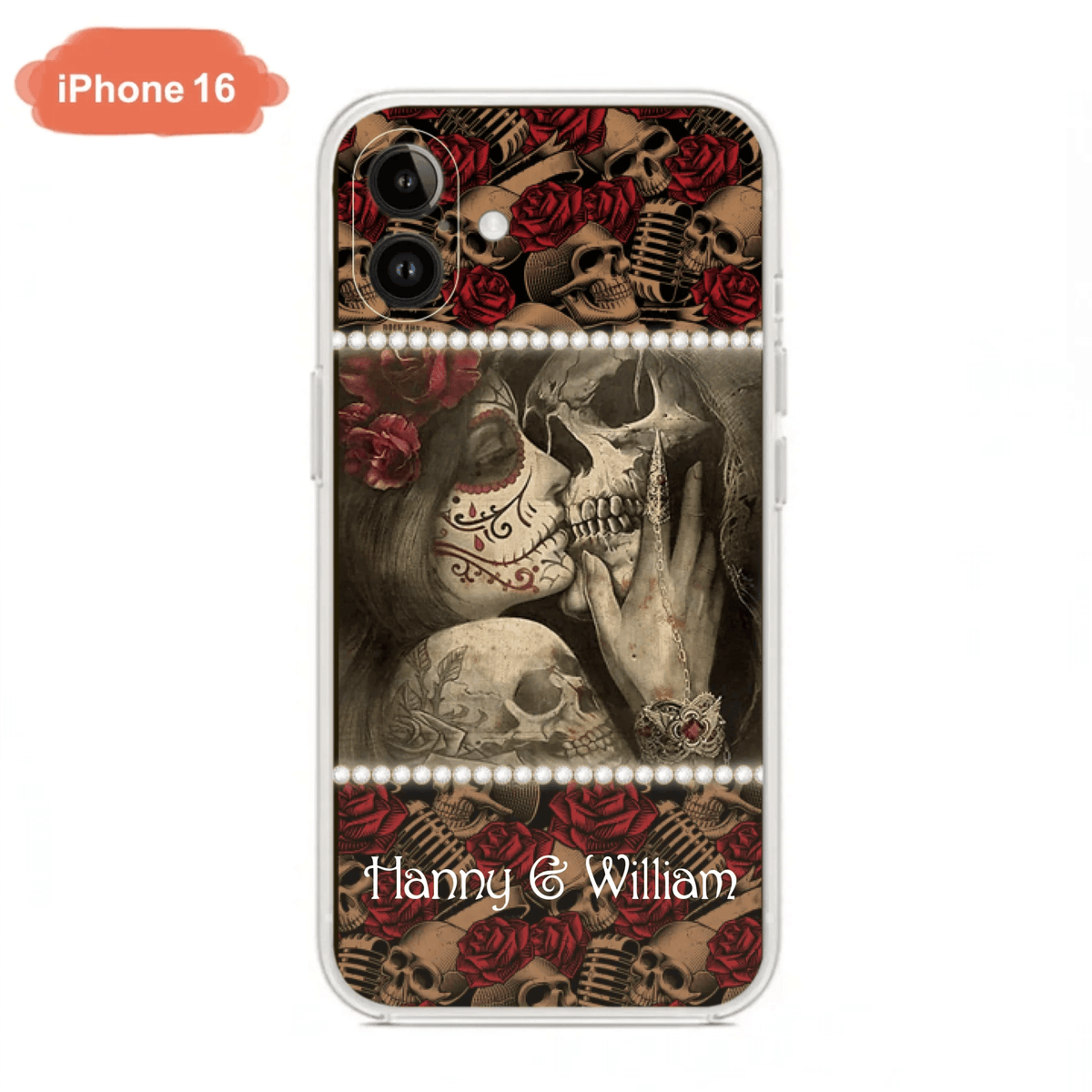 Custom Personalized Skull Phone Case - Phone Case For iPhone, Samsung and Xiaomi