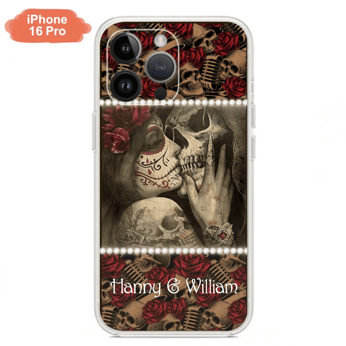 Custom Personalized Skull Phone Case - Phone Case For iPhone, Samsung and Xiaomi