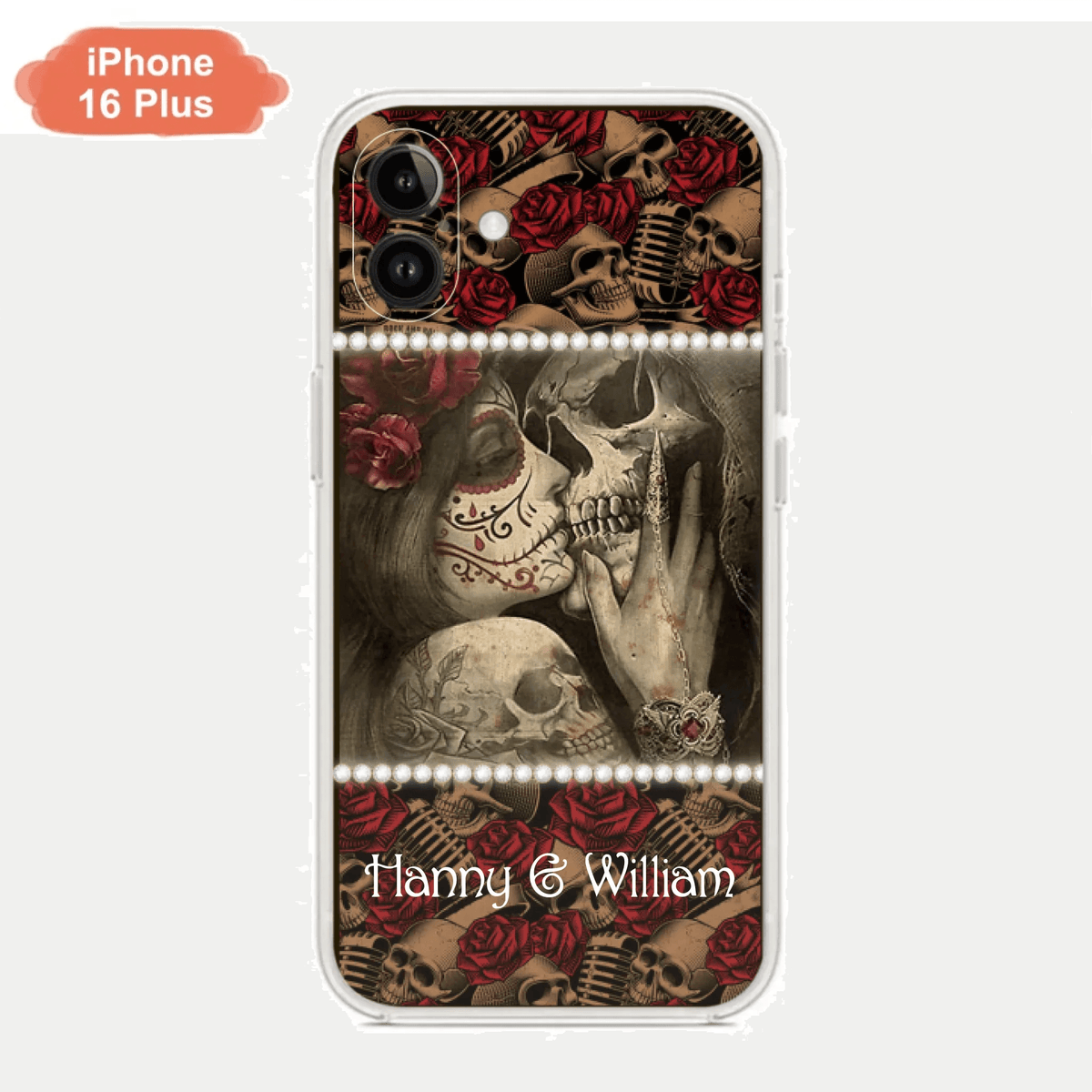 Custom Personalized Skull Phone Case - Phone Case For iPhone, Samsung and Xiaomi