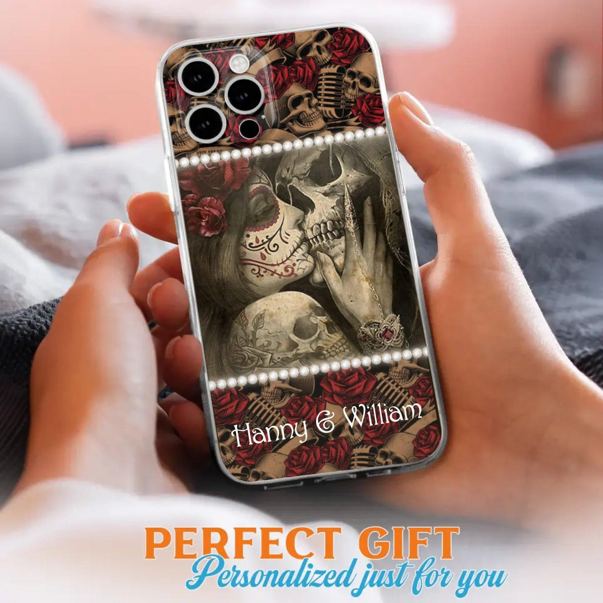 Custom Personalized Skull Phone Case - Phone Case For iPhone, Samsung and Xiaomi