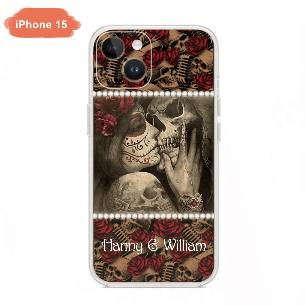 Custom Personalized Skull Phone Case - Phone Case For iPhone, Samsung and Xiaomi