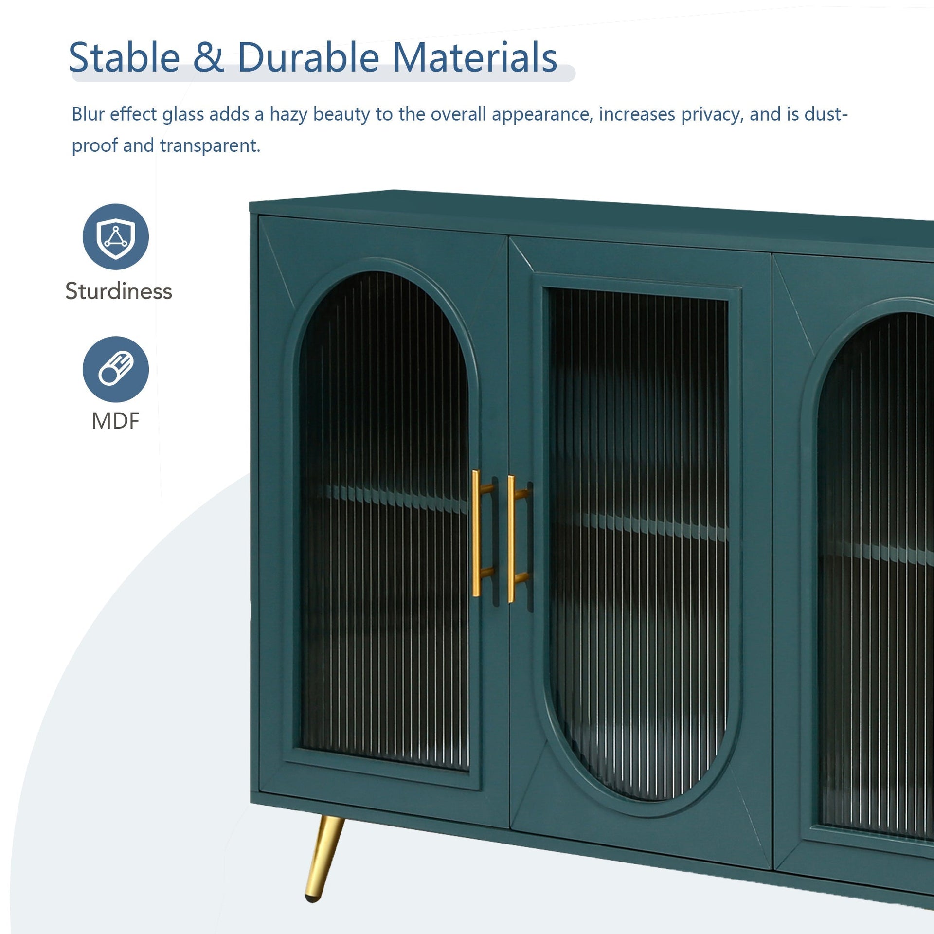 TV Stand for 65+ Inch TV, Wood TV Stand with Storage Cabinet & Adjustable Shelves, Media TV Console for Living Room Bedroom Vtng Furniture