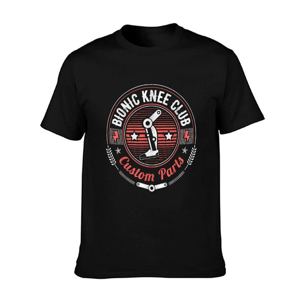 Bionic Knee Club Custom Parts Funny Knee Replacement T-Shirt