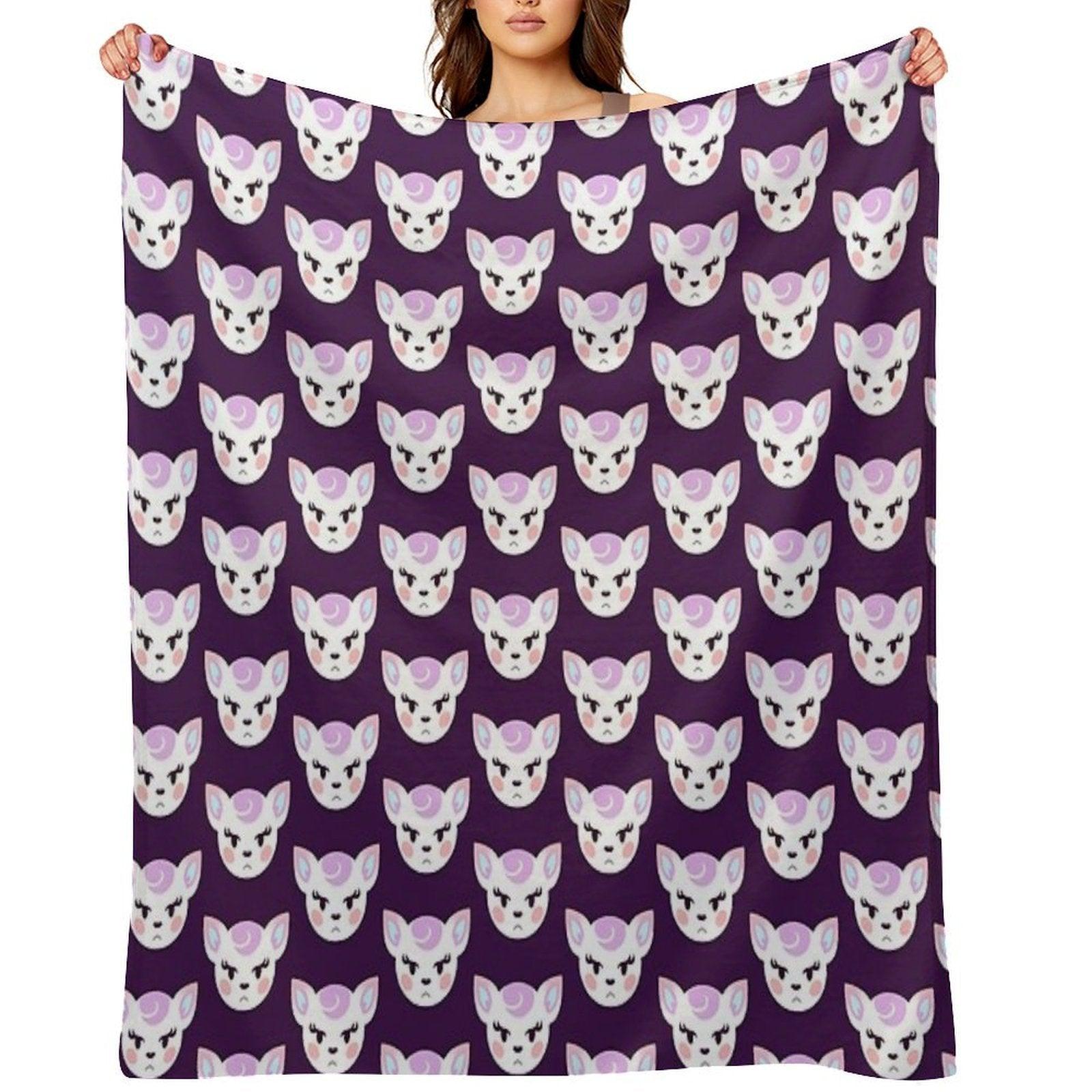 Deer Gal Diana Throw Blanket